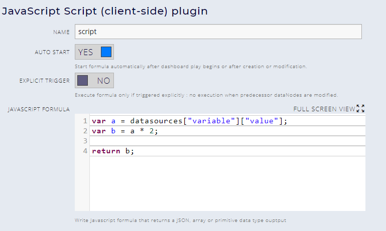 JSON formula